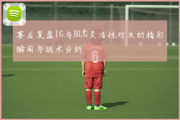 赛后复盘IG与BLG灵活性对决的精彩瞬间与战术分析